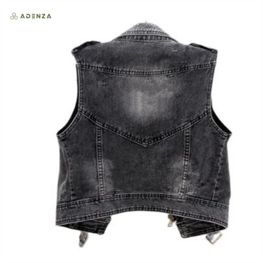 Nova - Dames Denim Gilet | VANDAAG 50% KORTING