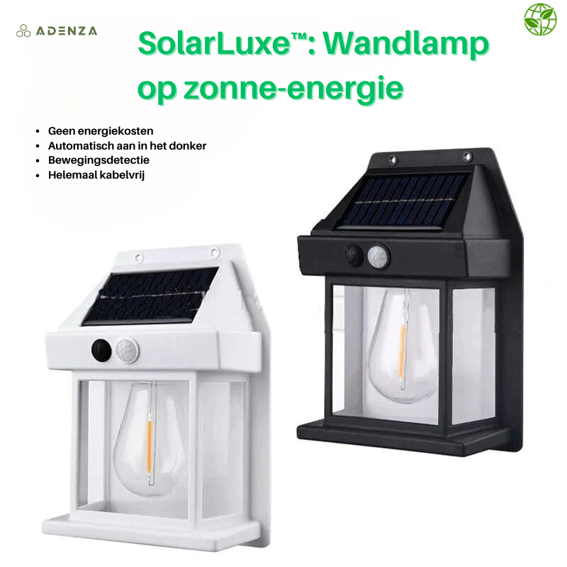 SolarLuxe™ LED Muur Lamp | VANDAAG 50% KORTING