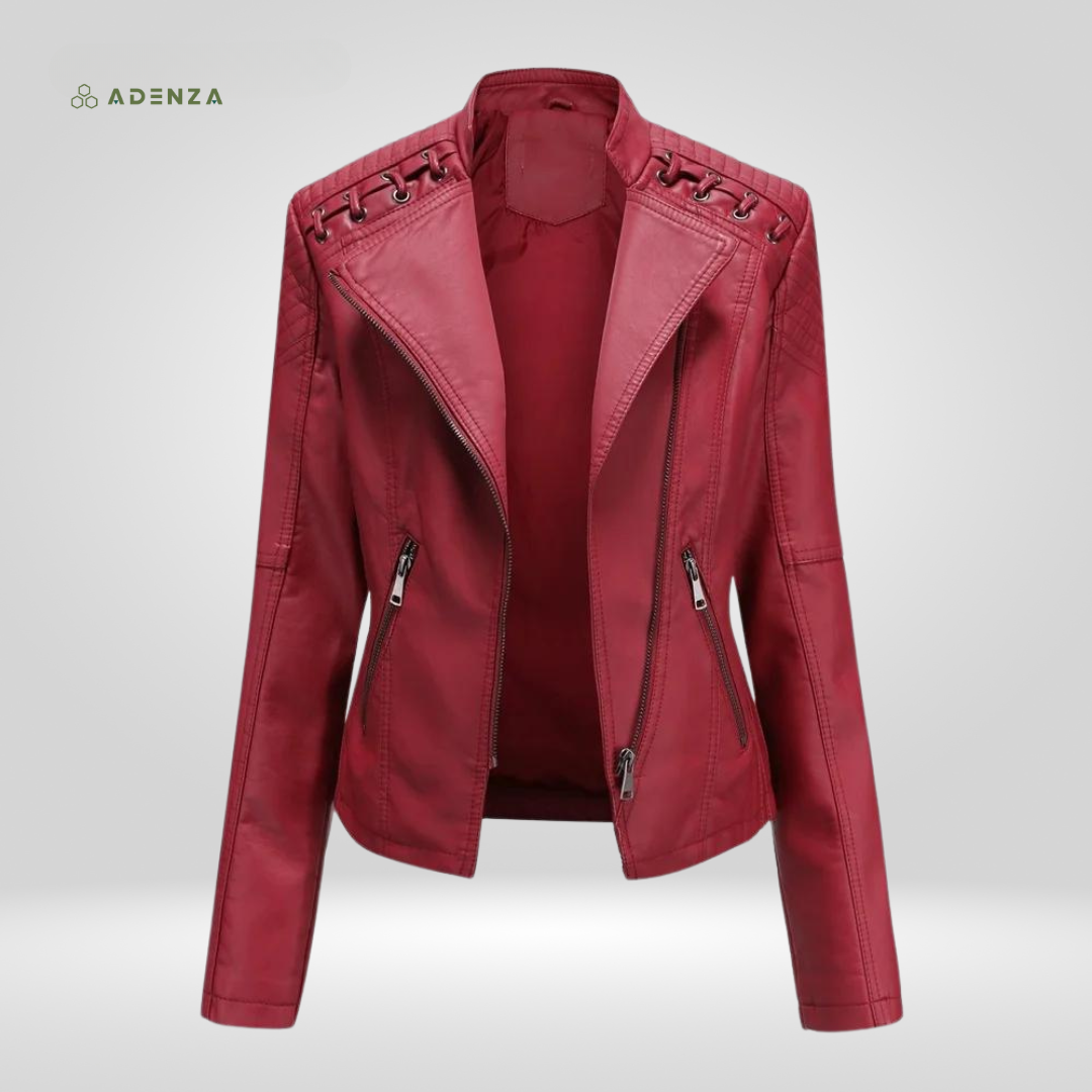 Cara™ Dames Lerenjacket | VANDAAG 50% KORTING!