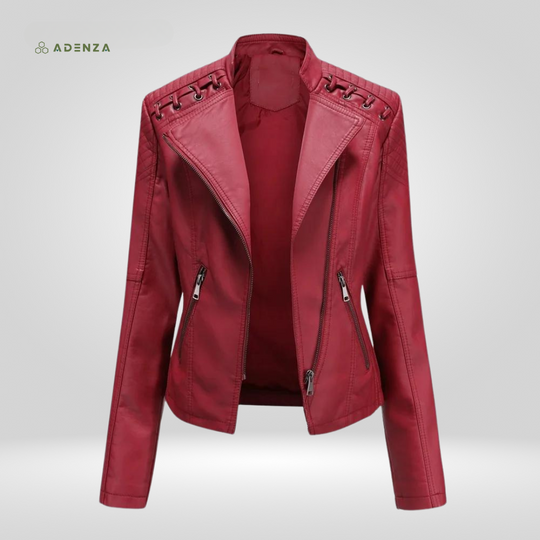 Cara™ Dames Lerenjacket | VANDAAG 50% KORTING!