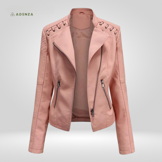 Cara™ Dames Lerenjacket | VANDAAG 50% KORTING!