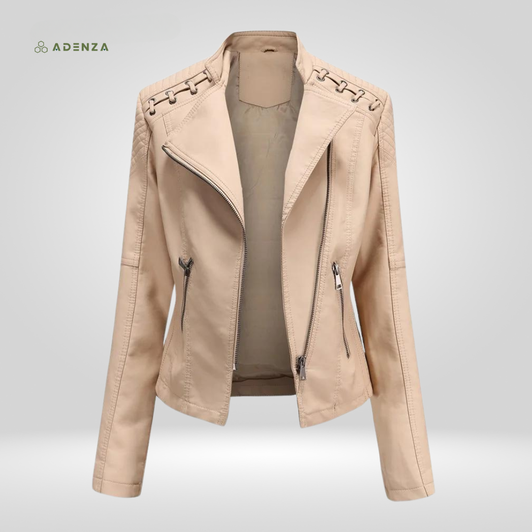 Cara™ Dames Lerenjacket | VANDAAG 50% KORTING!